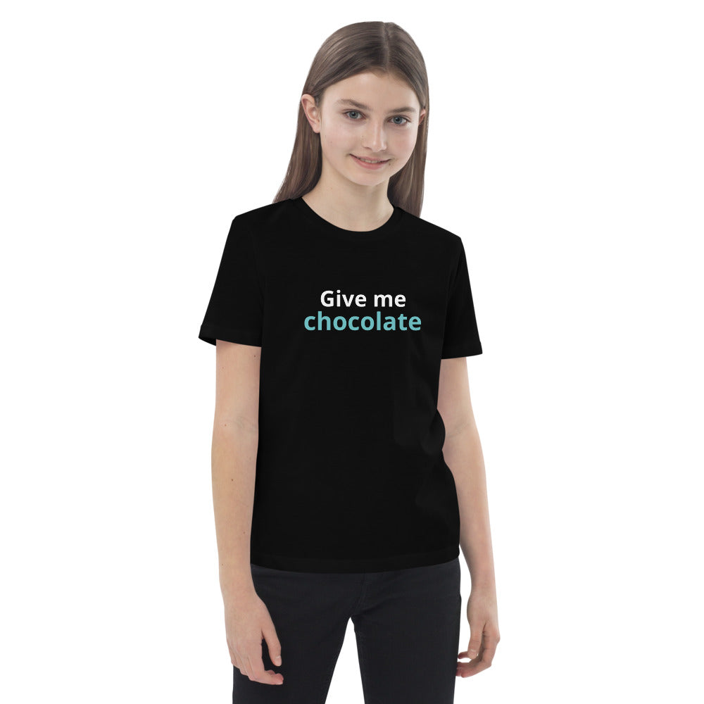 Give me chocolate - Organic cotton kids t-shirt