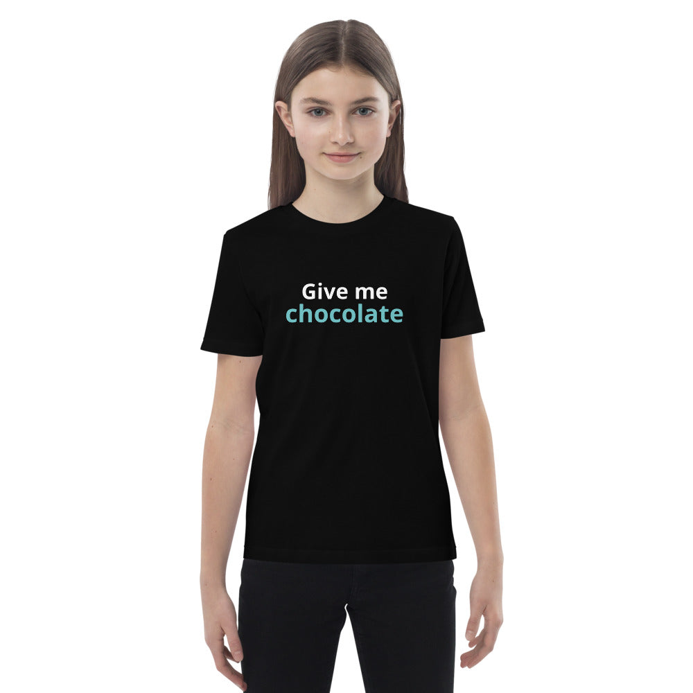 Give me chocolate - Organic cotton kids t-shirt