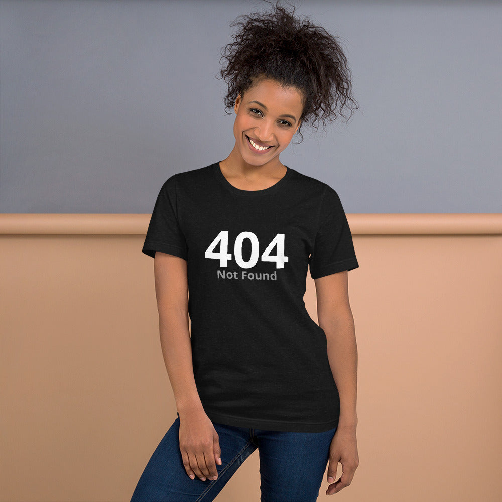 404 Not Found Short-sleeve unisex t-shirt