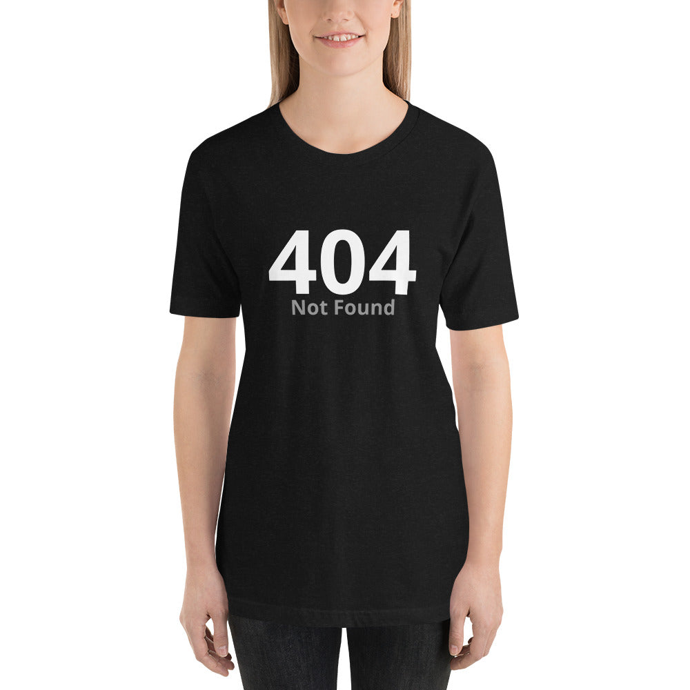 404 Not Found Short-sleeve unisex t-shirt