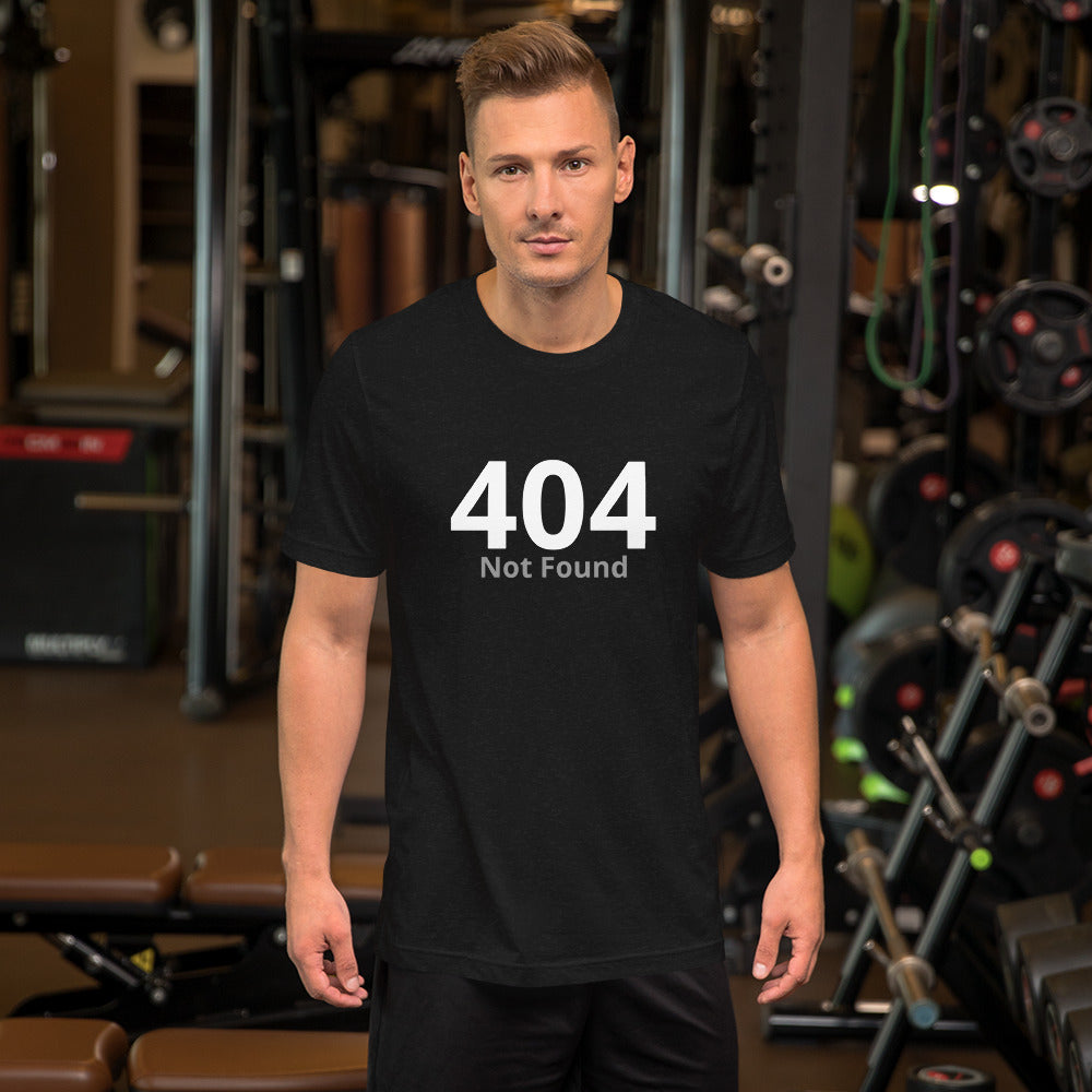 404 Not Found Short-sleeve unisex t-shirt