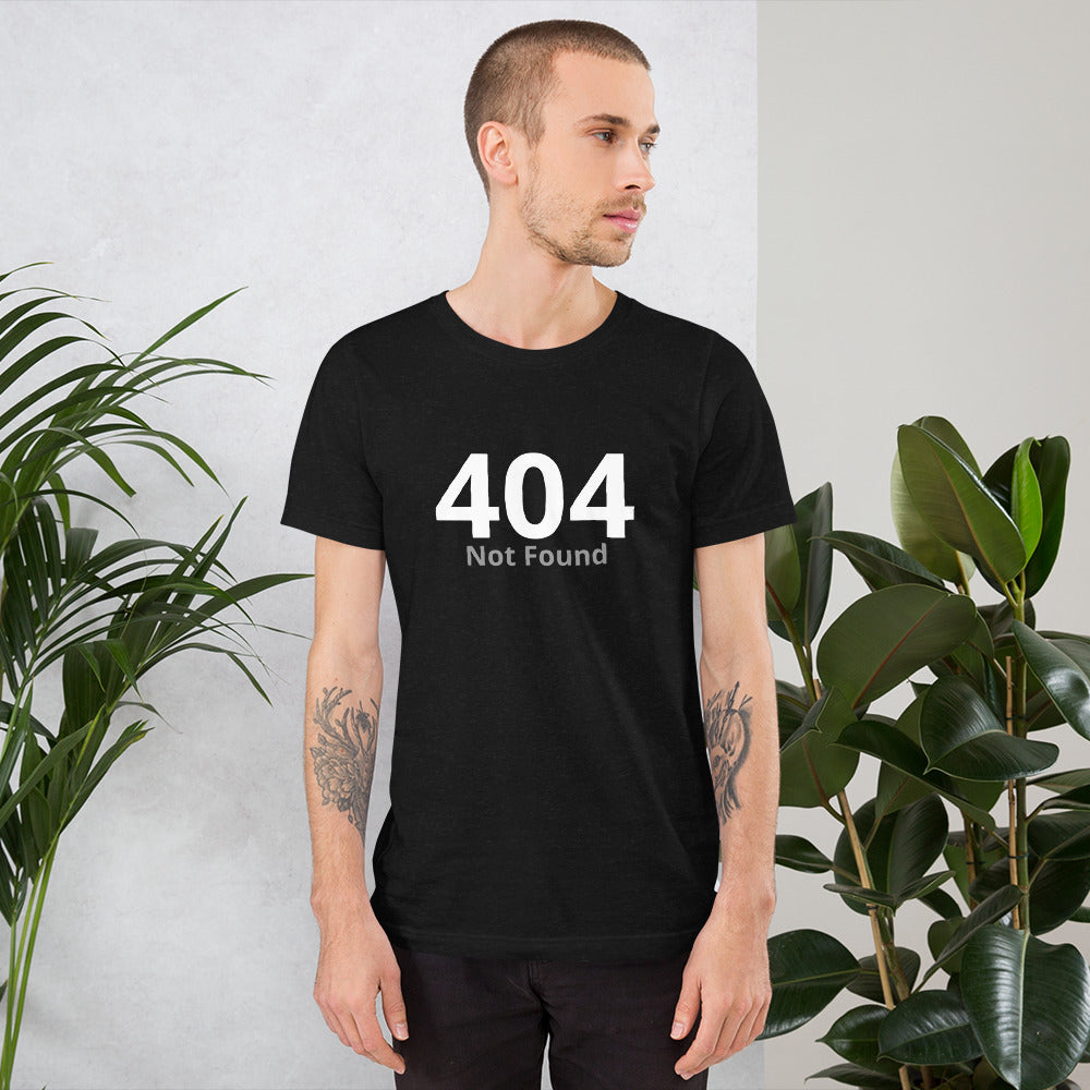 404 Not Found Short-sleeve unisex t-shirt