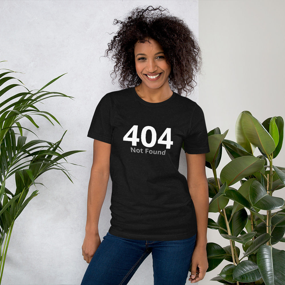 404 Not Found Short-sleeve unisex t-shirt