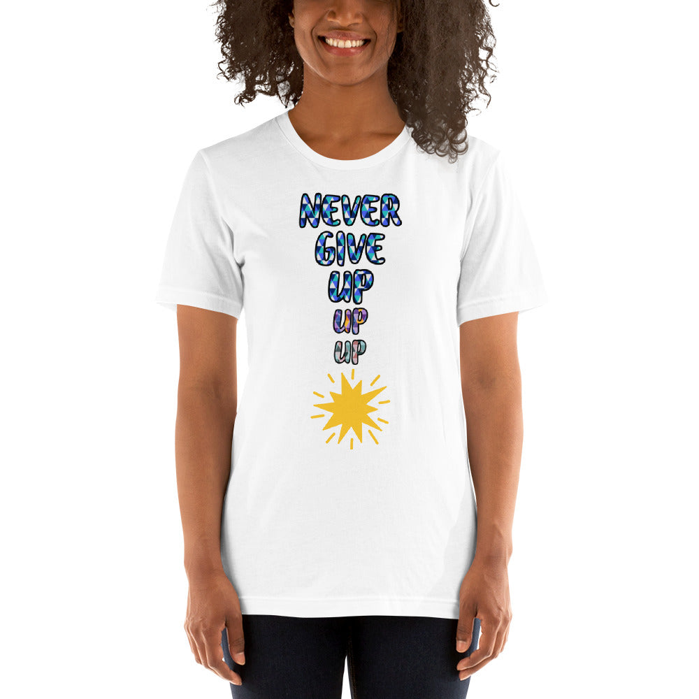 Never Give Up t-shirt